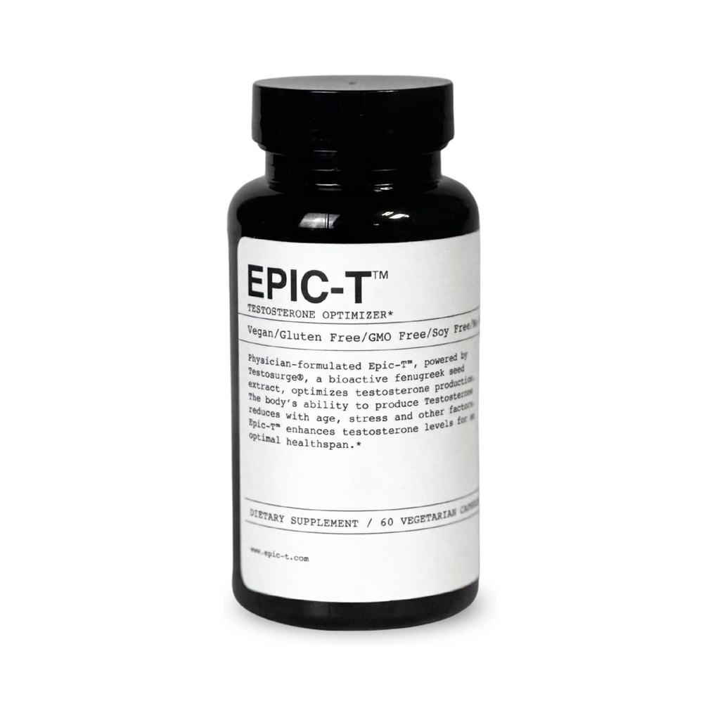 Formule de soutien EPIC-T – 60 portions de légumes, sans gluten, sans OGM, sans soja avec testosurge.