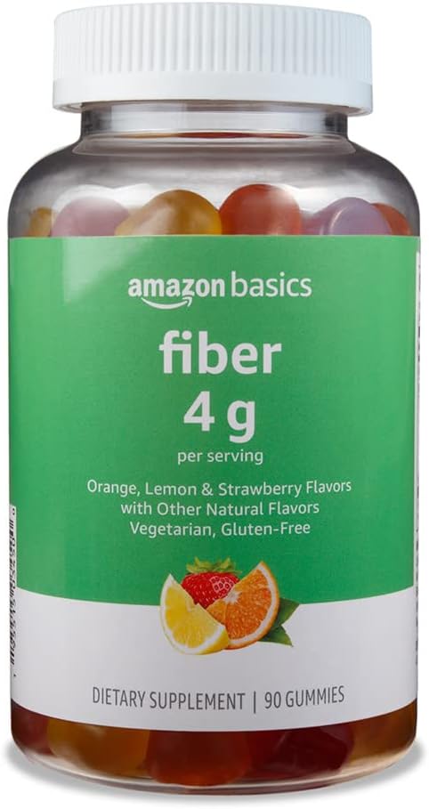 Gummie di fibre per la salute e la regolarità digestiva, arancio, limoni e fragole, 90 conte, confezione da 1 (precedentemente solimo)