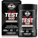 PMD Sports N-Test 600 Advanced Nitric Oxid Booster für Herren - mit klinisch untersuchtem Testofen - Lean Muscle and Strength Gains mit Estrogen Suppression (90 Veggie -Caps)