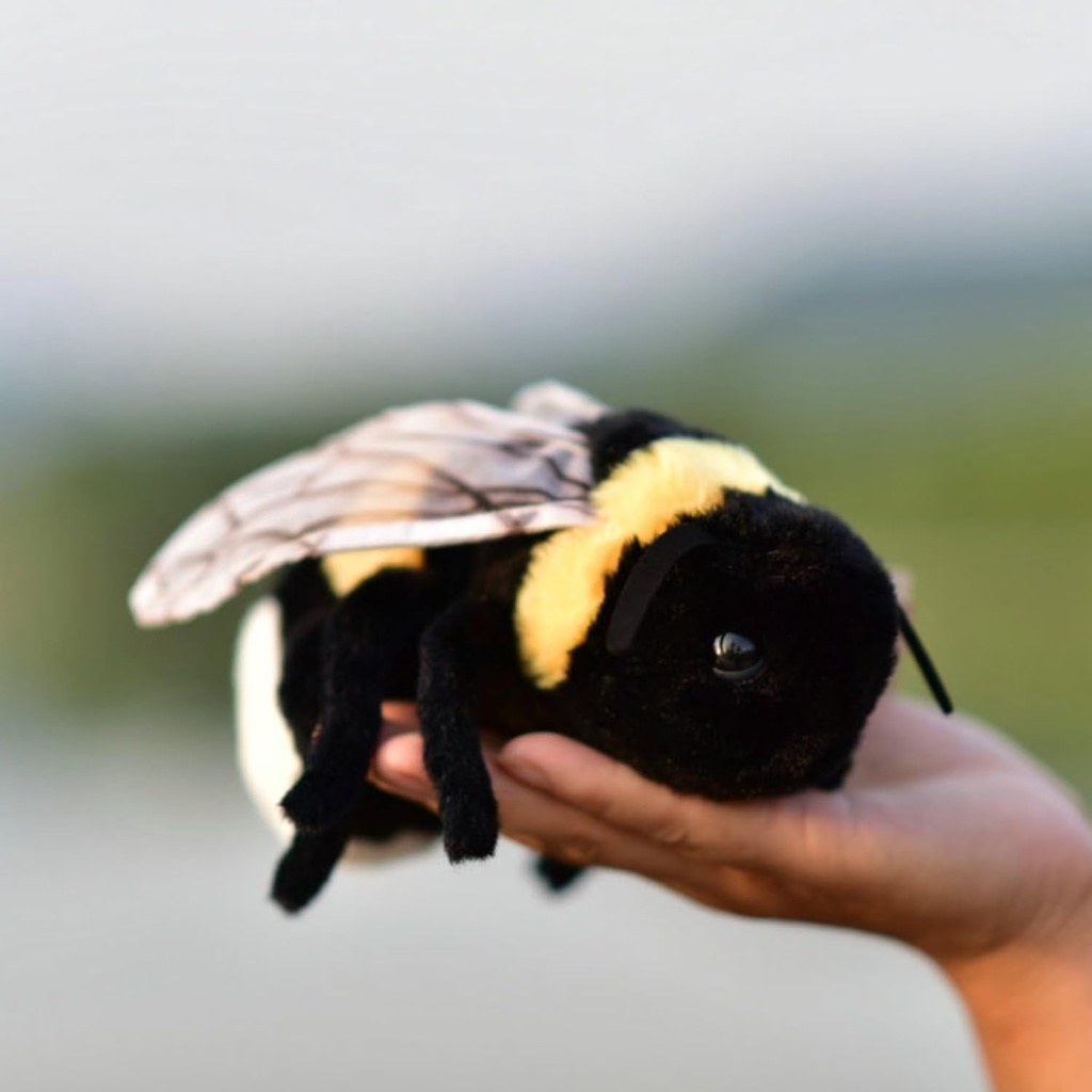 TAMMYFLYFLY weiches Bienen-Plüsch-Spielzeug, Stuffed Animal Doll,Cute Honeybee Plüschpuppe,17cm