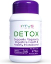 Intus Detox | Detox del colon e del fegato per la salute digestiva | Integratore di erbe ayurvedica per sostenere la salute del fegato, costipazione cronica, migliorare la digestione e fornire sollievo di Bloating | 2.5 oz