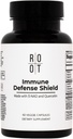 Root Wellness Immune Support Supplement with Vitamin D C K2, Quercetin and Trace Minerals from Great Salt Lake, Digestive Enzymes NAD Supplement for Adults, 60 Capsules