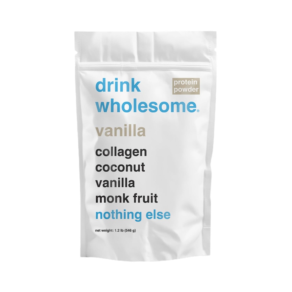 Bevanda sana Vanilla Collagen Protein Powder | per gli Stomi sensibili | Gut Friendly | Additivo e latticini Free | Nessun dolcificante artificiale | No Bloating, Farts o Gas | Nessuna costipazione o diarrea