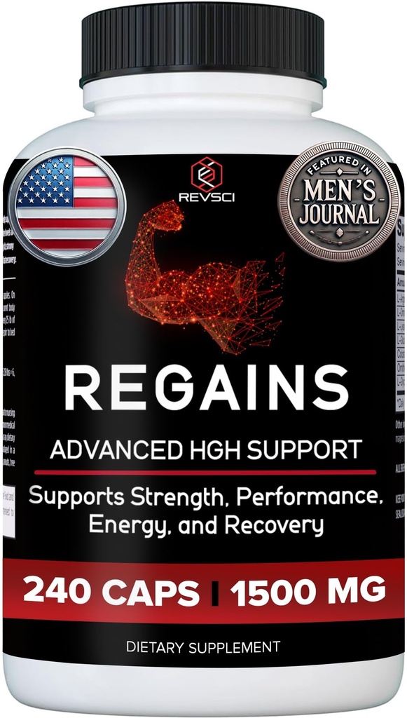 HGH integratori per gli uomini e le donne - Regains naturale costruzione della crescita del muscolo & ormone della crescita umano per gli uomini, muscolo Costruttore per gli uomini, muscolo recupero post allenamento supplemento, 240 pillole proteiche