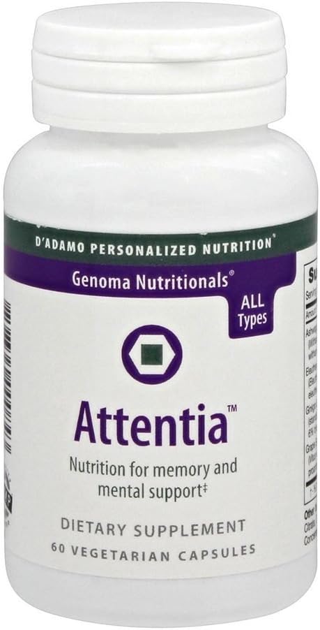 D'Adamo Attentia Nutrition Personnalisée, 60 Comte