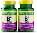 Spring Valley Vitamin B12 Timed Release Tabletten, 1000 mcg, 150 Count (Pack von 2, 300 Count Total) (150 Count (Pack von 2))