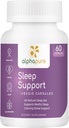 Supplemento al sonno con Melatonina, Ashwagandha, L-teanina & erbe - 60 capsule