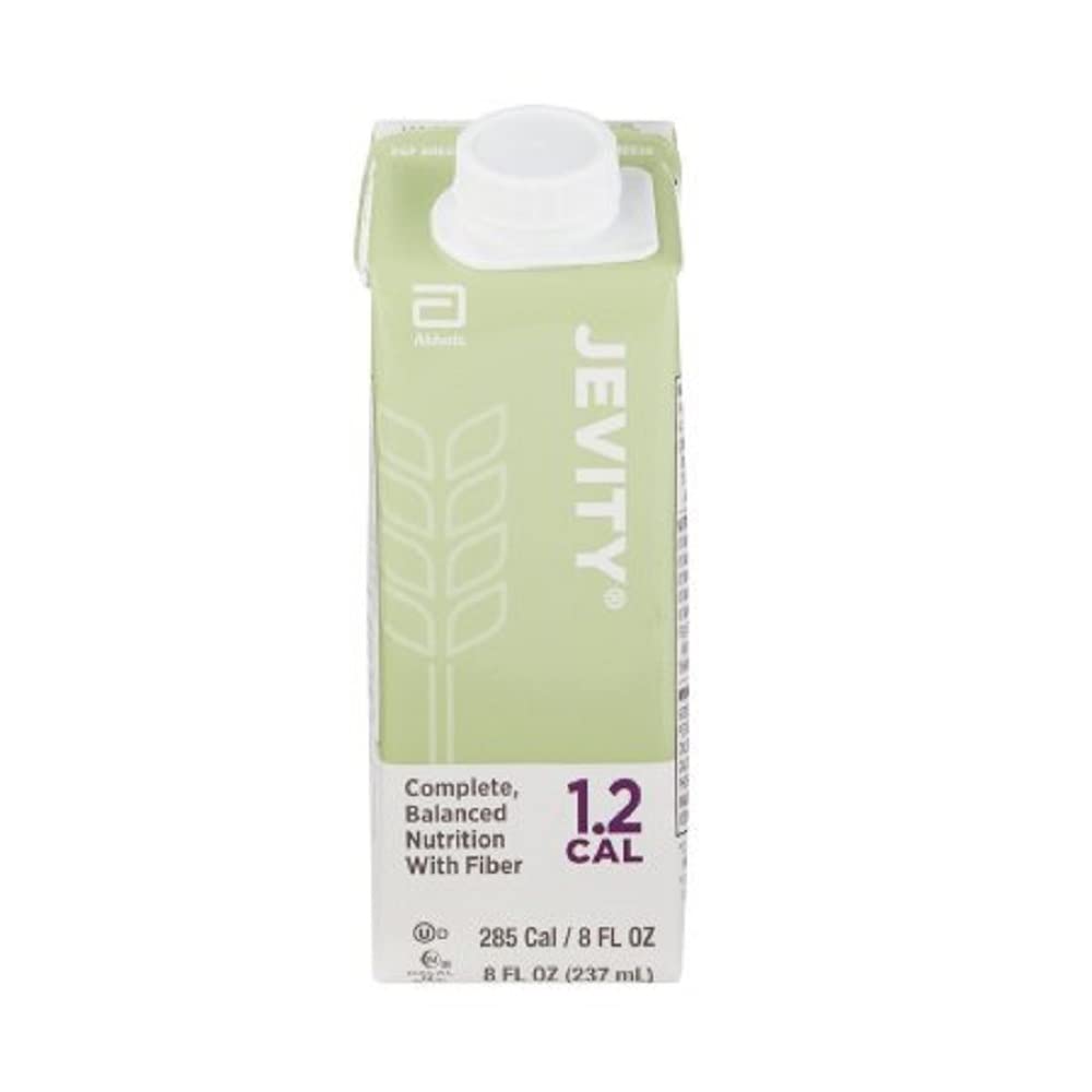 Jevity 1.2 Supplemento nutrizionale di cal Unflavored (Jevity 1.2 Cal - 8 oz Cartons) 1/Case di 24 Cartoni, 8 Fl Oz (Pack of 24)