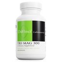 DAVINCI Tri-Mag 300 - Triplo Complesso con Magnesio Glycinate, Taurinate & Malate - Integratore di Magnesio Calma per il Sonno - Formula di supporto Nerve - 120 Capsule (30 Serve)