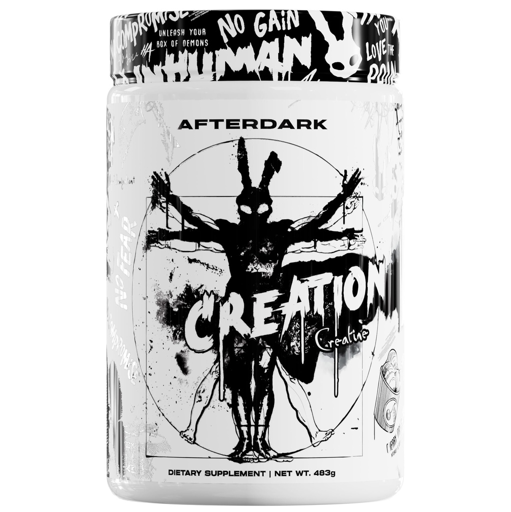 NachDark-Ergänzungen Creation Creatine Monohydrat-Pulver, 10000mg Creatine Matrix Blend, fördert Leistung, Endurance & Muskelwachstum, GMP zertifiziert, USA Made, 21 Servings, Snow Cone