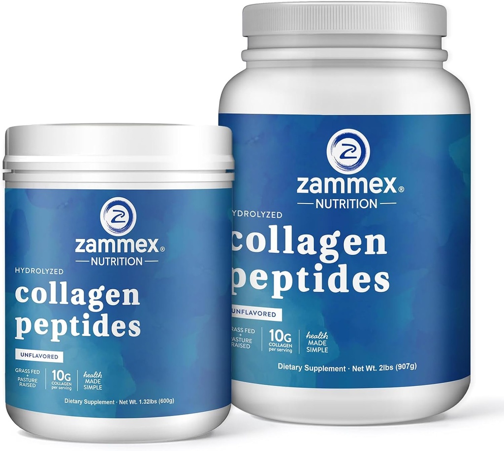 Zammex Collagen Peptides polvere non aromatizzata 60+90 Serve