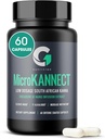 Micro Kannect capsule con 3% Kanna Alkaloid| Eleva Mood, Boosts livelli di energia, migliora la precisione mentale | Sceletium Tortuosum Supplementi giornalieri per uomini e donne 60 Servings