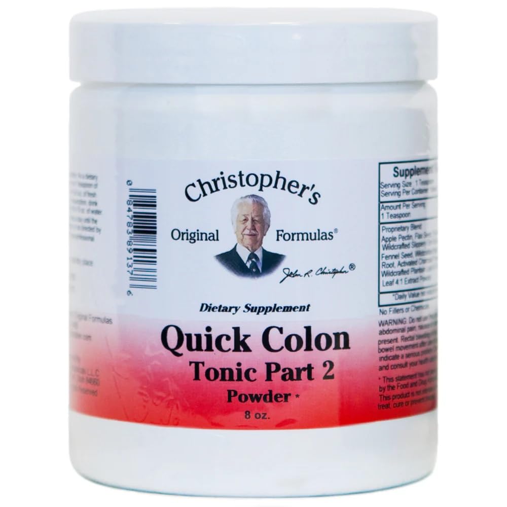 Dr. CHRISTOPHER, nettoyer rapidement la poudre de D-Tox du colon - 8 oz