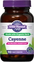 Gélules sans OGM Cayenne de la récolte sauvage de l'Oregon, suppléments à base de plantes biologiques, 90 comtes