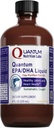 Quantum Nutrition Labs EPA/DHA Liquid - Omega 3 Fish Oil Liquid, Omega 3 Liquid Fish Oil Supplement für Erwachsene, Joint, Heart, & Brain Health Support - 8 Fl Oz Bottle