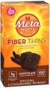 Metamucil Fiber Thins, Cioccolato, 12 confezioni, 9.3 oz - Confezione da 2
