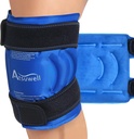 Pack de glace Atsuwell pour les genoux, Enveloppes de gel réutilisables pour les genoux, Paquet de froid à compression souple pour les genoux, Elbow, Shin, 1 Pack