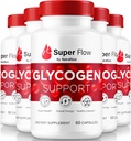 (5 Pack) Super Flow Glycogen, SuperFlow Glycogen Support Capsules, Super Flow Glyco Optimizer, Official SuperFlow Glyco Optimiser Caps, Super Flow Detox Cleanse, Super Flow Glycol (300 capsule)
