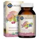 Jardin de la vie Organiques Multivitamines pour femmes, Femmes Multi avec Vitamine C, D, Folate, B6, B12, Biotine, Fer, Vitamines végétales entières pour femmes, Énergie, Peau, Nails, 120 Comprimés