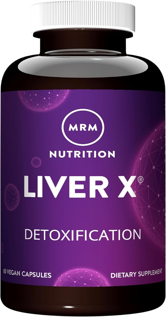 MRM Nutrition, foie X, 60 gélules véganes