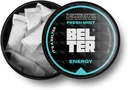 BELTER - Zecca fresca - Caffeine Pouches - 15 Conte - Fast-Acting - Zero-Calorie Energy Boost - 96mg Caffeina Per Pouch - Ideale per sport, palestra, gioco e lavoro