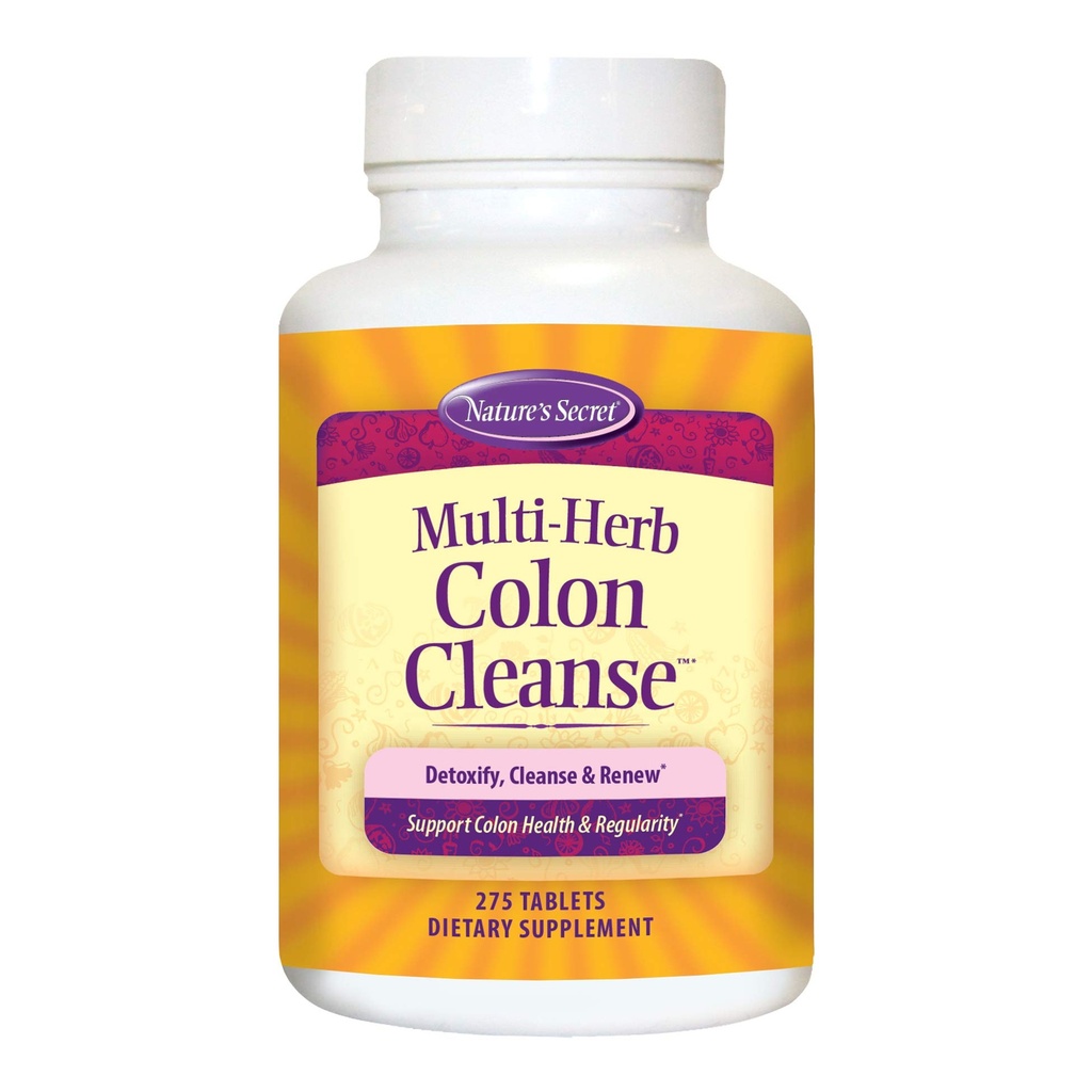 Nettoyer le colon multi-herbes secret de la nature, 275 comprimés