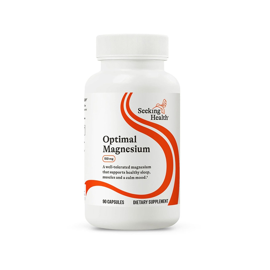 Suche nach Gesundheit Optimales Magnesium - Mineralische Beihefte Optimale Magnesium-Absorption - Bioverfügbare Formen von Magnesium für Energie, Schlaf & Knochen Gesundheitsunterstützung - 150 mg, 90 Kapseln