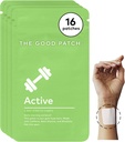Der gute Patch Active Patch, Energieunterstützung, natürlicher Patch mit Koffein, Beta Alanine, Rhodiola, Plant Powered Wearable Wellness, Sustained Release (16 Total Patches)