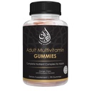 Halal Complete Complex Adult Multivitamin Gummies | Boost Immune naturale per gli uomini e le donne | Vegetariano e Non OGM | Gluten, Gelatin, Peanut & Dairy-Free Vitamin Gummy | 90 Count