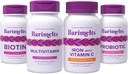 BariMelts Complete Post-Bariatric Surgery Bundle - Multivitamin, Eisen mit Vitamin C, Biotin und Probiotics