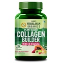 Himalayan Organics Organic Collagen Builder per capelli e pelle con Biotina e Vitamina C 90 Veg Capsule