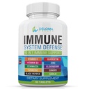 10 in 1 Integratore di Supporto del Sistema Immune - Vitamina C (1000 mg), Quercetina, Vitamina D3 (5000iu), Zinco (40 mg), Elderberry, Echinacea, Turmerico, Ginger, Aglio, Pepe Nero