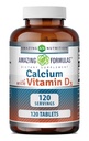 Erstaunliche Formeln Kalzium mit Vitamin D3 Ergänzung | Tabletten | Non-GMO | Gluten-Free | Made in USA (1 Pack | 120 Count)