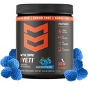 MTN OPS Yeti Pre-Workout Powder with Creatine, Blue Raspberry | 200mg Caffeine, Creatine, Beta-Alanine & BCAAs, Energy & Performance