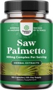 Natures Craft Extra Strength Saw Palmetto Extract - Palmetto de scie avancé pour la santé des cheveux des femmes et des hommes et soutien urinaire avec stérols et flavonoïdes végétaux - Potent Herbal Supplément 120 capsules