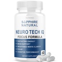 Neuro Tech IQ Supplément cerveau Neurotech Iq Focus Formule pilules (60 capsules)