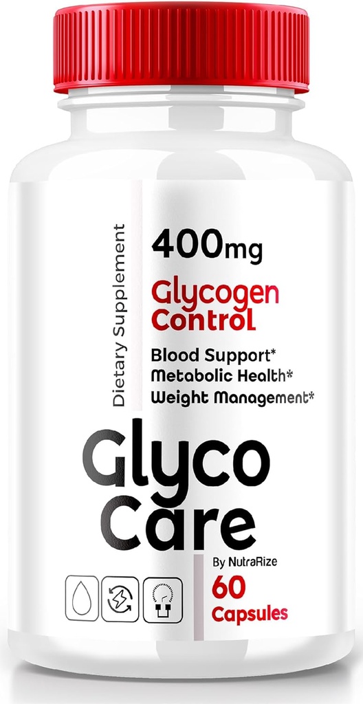 Glyco Care Capsules, Glyco Care Advanced Blood Support Supplement, Glyco Care Health Support Pills, maximale Stärke Formel für allgemeine Wellness, Alle natürlichen GlycoCare Bewertungen (60 Kapseln)
