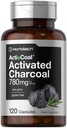 Horbäach Charcoal Pillen 780mg | 120 Kapseln | Aktivkohle aus Kokosnussschalen | Non-GMO und Gluten Free | Acti-Coal