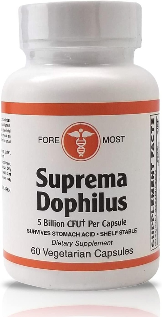 ganzheitliche Gesundheit Suprema Dophilus 60 Vegetarische Kapseln