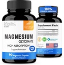 Sandhu's Superior Absorption Magnesium Glycinate 775mg|140mg Elemental Magnesium Capsules|90 Count, 90 Tage VersorgungsSupports Restful Sleep & Muskel Health |Pure, Non GMO & Gluten Free