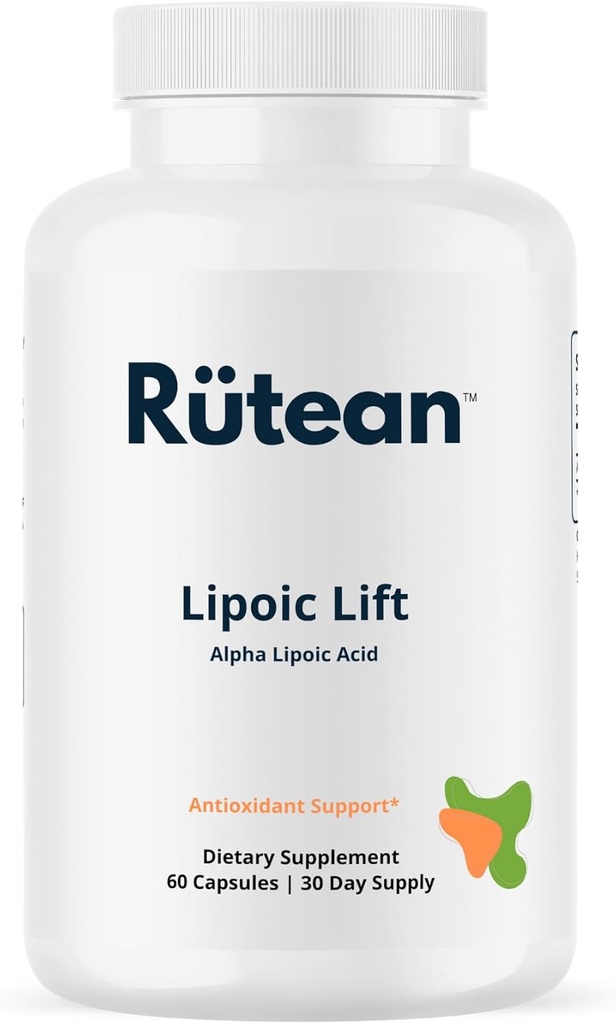 Alpha Lipoic Acid - Lipoic Lift - für Leberunterstützung, Nerve Health & Cardiovascular Health - Premium Alpha Lipoic Acid - 60 Kapseln - Glutenfrei, Vegetarische Kapseln, Soy Free & Non-GMO