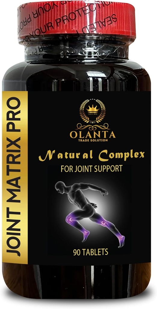 Joint Matrix PRO Complex - Glucosaminsulfat msm, Joint Support Supplement mit Chondroitin für Hände, Rücken, Knie und Gelenkgesundheit - 1 Flasche