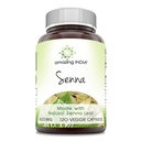 Amazing India Senna (Made with Natural Senna) 500 Mg per Serving 120 Veggie Capsules Supplement | Non-GMO | Glute-Free