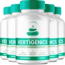 Vertigenics Brain Integratori per Memoria e Focus Capsule, Vertigenics Advanced Formula Brain Health Support - Massima resistenza Nootropics Verti Genics Tutte le recensioni di supporto naturale (5 Pack)