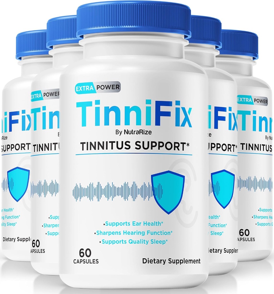 (5 Pack) Tinnifix Kapseln - Fortgeschrittene Hörgerät Formel, Tinnifix Pillen zu halten gesundes Hören, Alle natürlichen Tinnifix für vollständige Ohr Gesundheit, offizielle Tinni Fix Review (300 Kapseln)