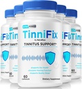 (5 Pack) Capsule Tinnifix - Advanced Hearing Support Formula, Pillole Tinnifix per mantenere l'udito sano, Tutti Natural Tinnifix per la salute dell'orecchio completo, Official Tinnifix Fix Review (300 capsule)