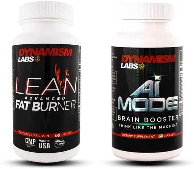 MANTFUP DynamismLabs Peak Performance Bundle - Lean Advanced Fat Burner und AI Brain Booster
