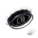 Lashify Curl 10mm Gossamer DIY Extensions de cils Recharge, Noir, Easy Faux cils pour un look naturel