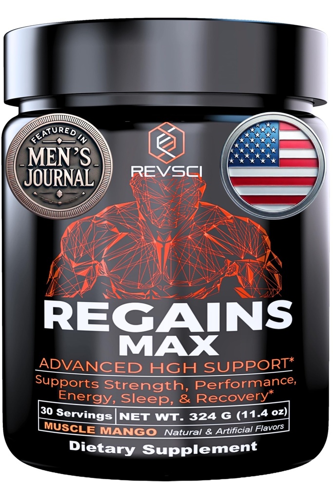HGH integratori per gli uomini e le donne, REVSCI Regains Max Aminoacidi Supplemento, Post Workout Recovery Powder, Recupero muscolare anabolizzanti & Muscle Builder per gli uomini, HGH ormone della crescita Booster supplemento