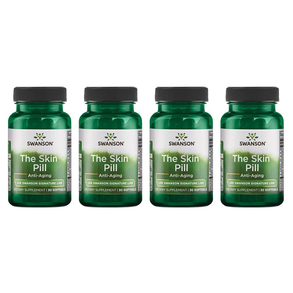 Swanson Signature Line Die Haut Pille 30 Softgels (4 Pack)